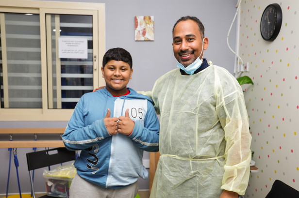 Child Willing Specialist Rehabilitation Center Visit